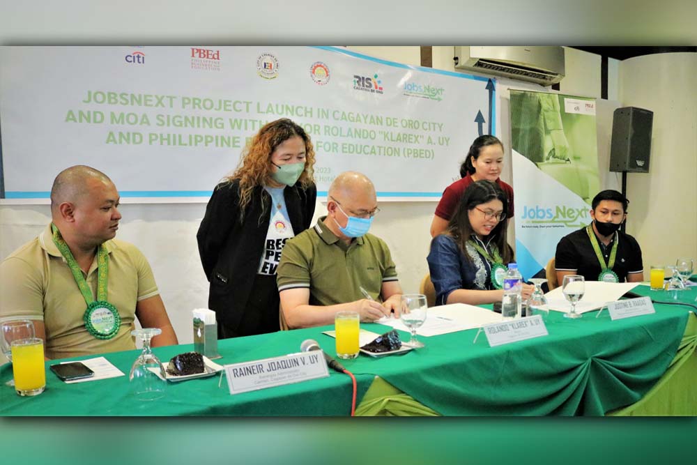 CDO, PBEd launch JobsNext project to hone youth's skills