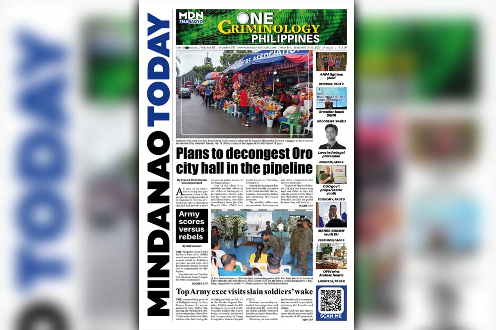 THE MINDANAO TODAY FEBRUARY 15-16, 2023