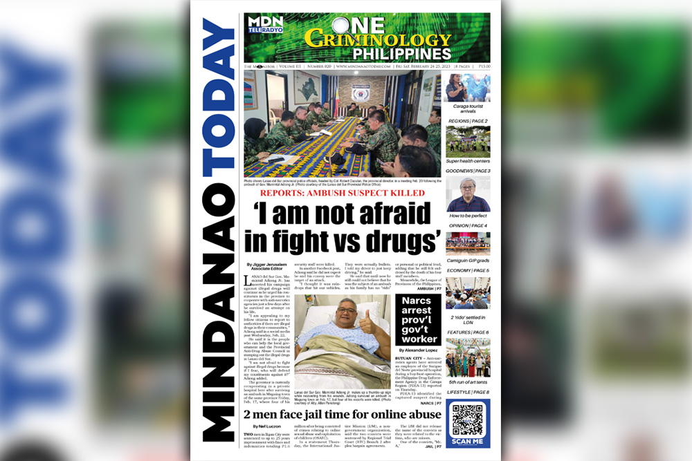 THE MINDANAO TODAY FEBRUARY 24-25, 2023