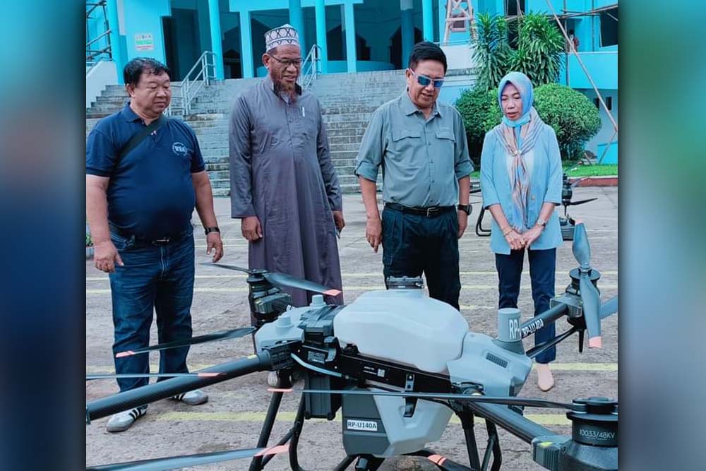 Basilan secures 2 drones to fight rubber fungal disease