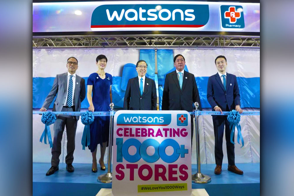 Watsons Philippines Unveils its 1,000th Store in Manila