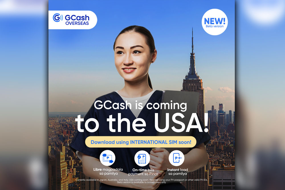 Filipinos in the US can soon use GCash with American numbers