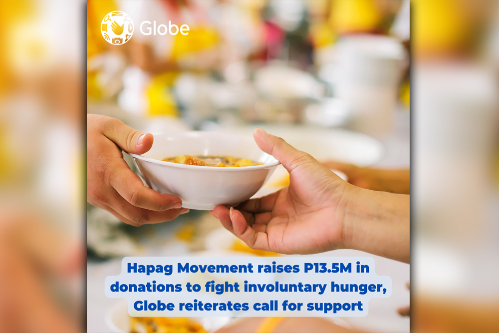 Hapag Movement raises P13.5M in donations to fight involuntary hunger