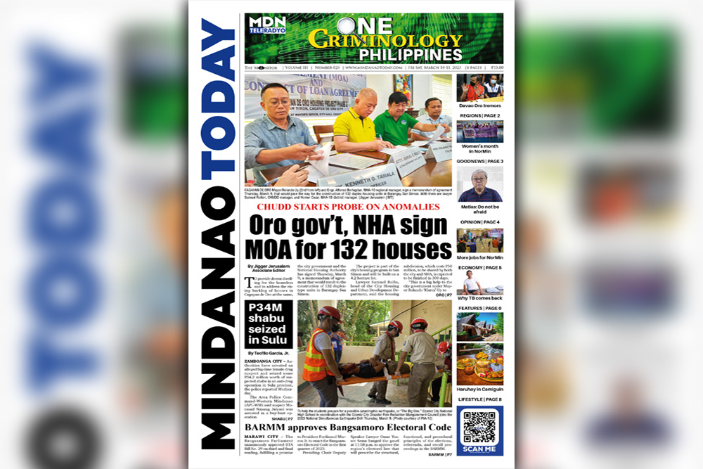 THE MINDANAO TODAY MARCH 10-11, 2023