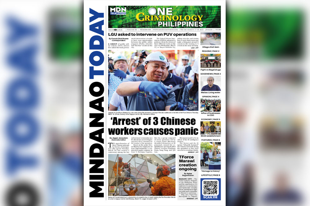 THE MINDANAO TODAY MARCH 17-18, 2023