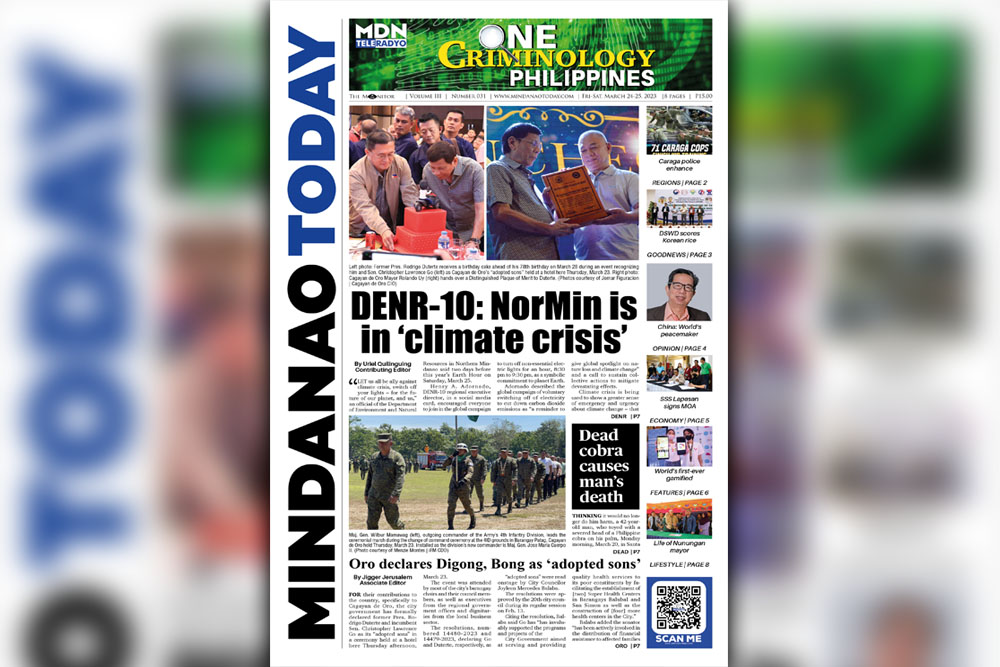 THE MINDANAO TODAY MARCH 25-25, 2023