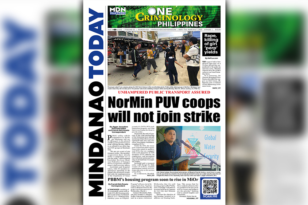 THE MINDANAO TODAY MARCH 6-7, 2023