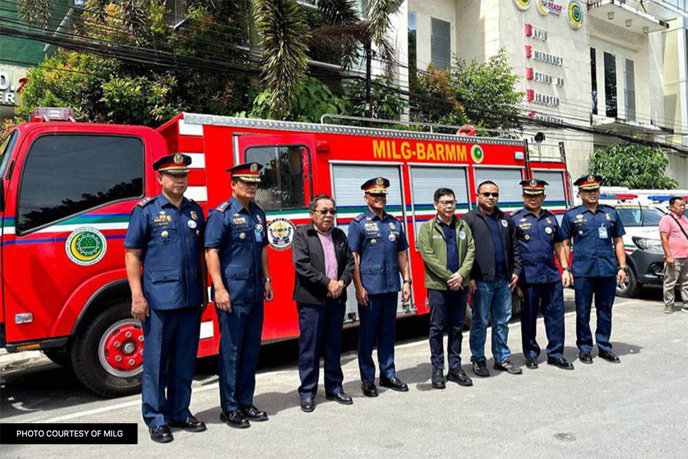 BARMM gov't turns over new fire truck to PRO-BAR to enhance disaster preparedness