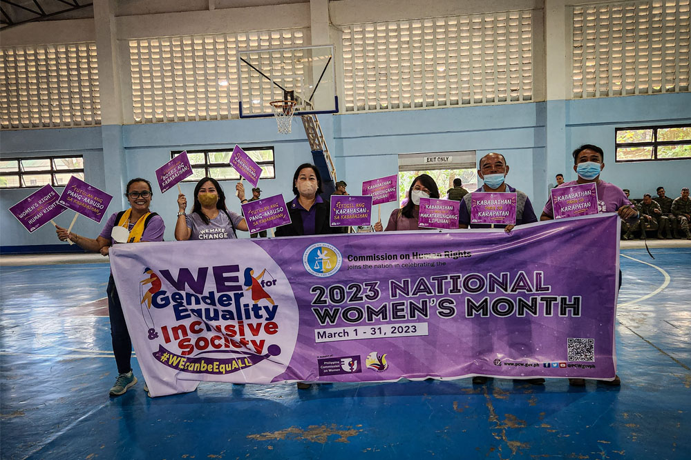 Women’s month kicks off in NorMin with purple motorcade, ceremony