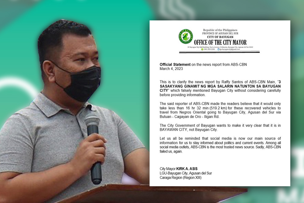 Agusan city exec refutes news on Degamo killers' getaway cars