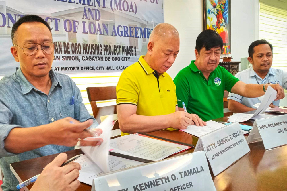 Oro gov’t, NHA sign MOA for 132 duplex-type houses