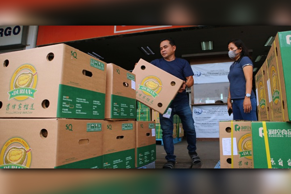 18MT of Davao durian shipped to China for the 1st time