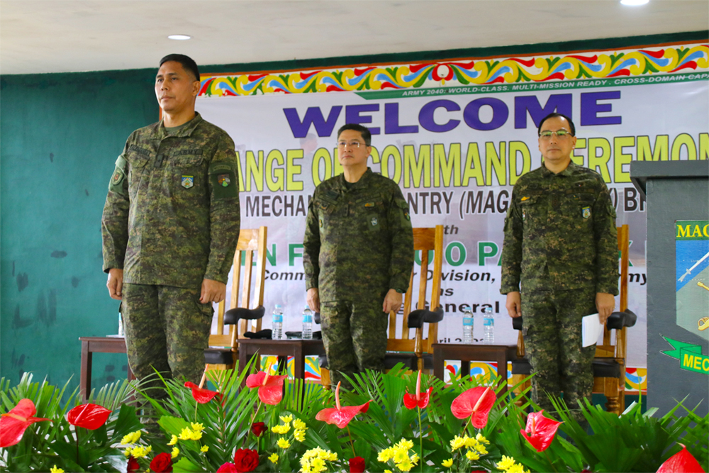 Army’s 2nd Mech Brigade highlights peace efforts in change of command ceremony