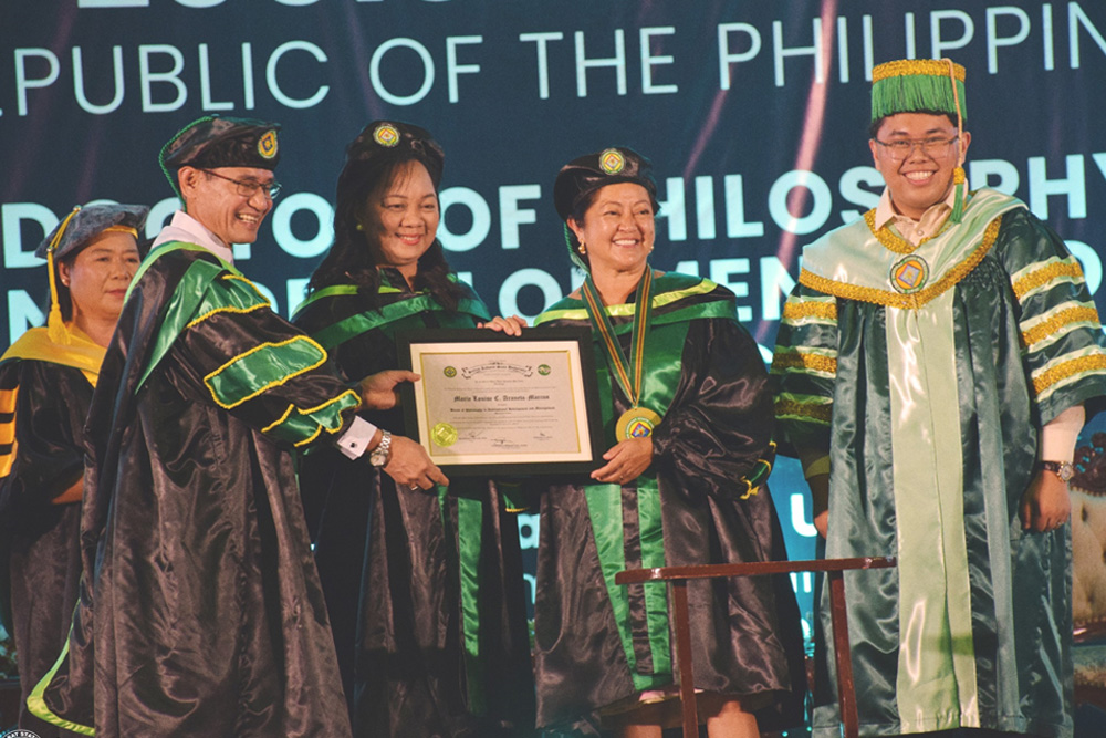 State-run university confers honorary degree on First Lady