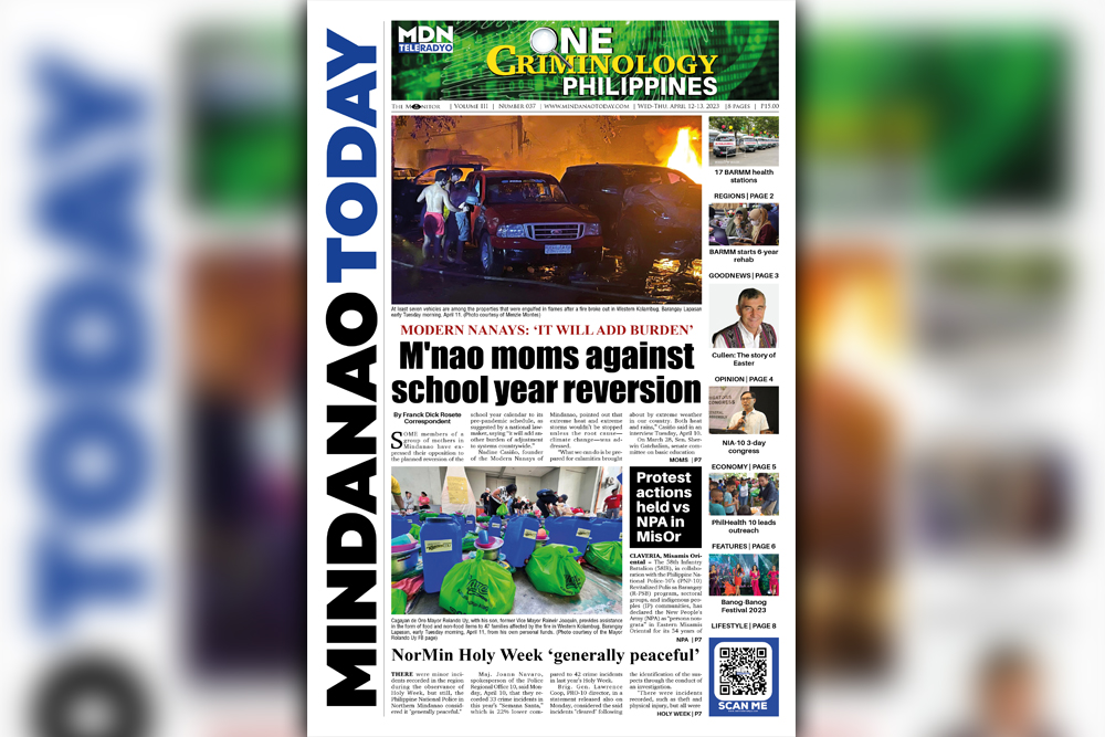 THE MINDANAO TODAY APRIL 12-13, 2023