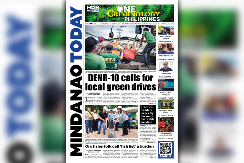 THE MINDANAO TODAY APRIL 21-22, 2023