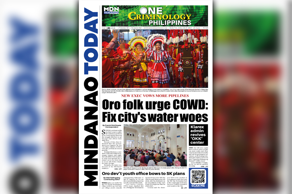 THE MINDANAO TODAY APRIL 24-25, 2023