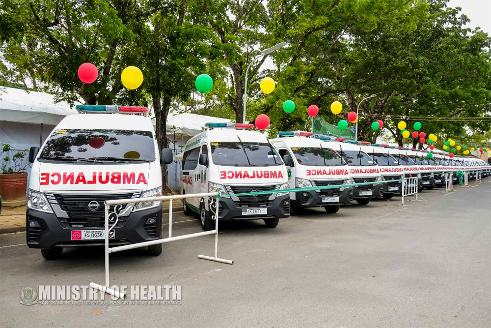 17 BARMM health stations get ambulance units