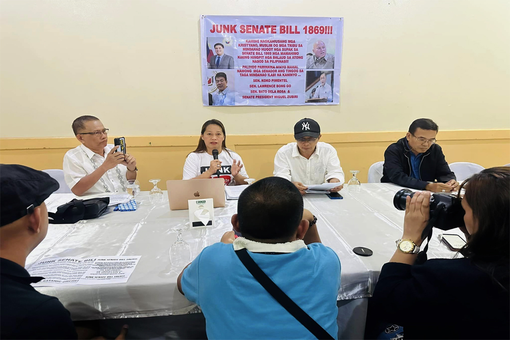 Religious groups in Mindanao calls on gov’t to junk SB 1869