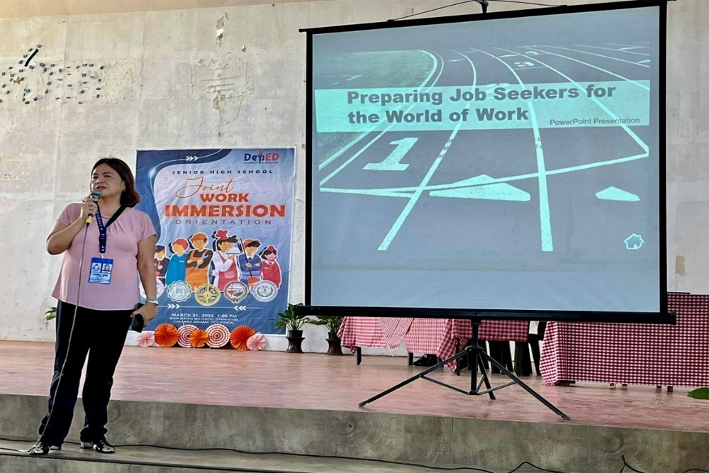 Calamba SHS students benefit from pre-employment coaching