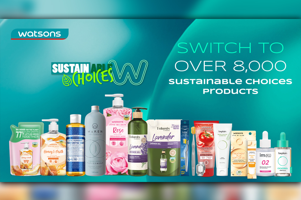 Watsons Furthers its Sustainability Commitment By Increasing Sustainable Choices Products to 8,000