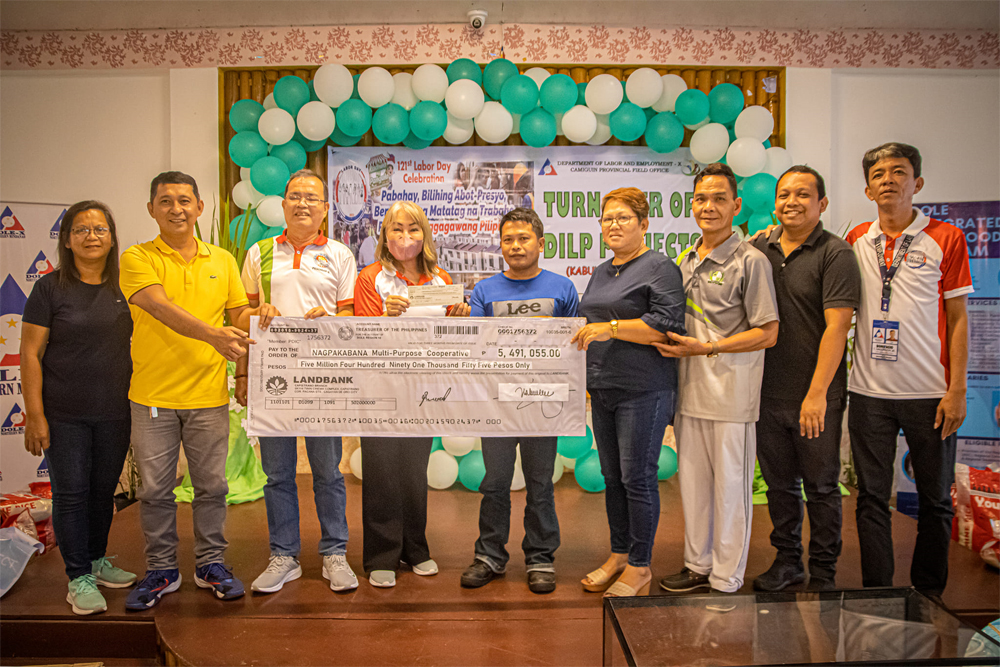 DOLE Camiguin turns over P5-M aid to boost partner coop's projects CAMIGUIN – As an accredited co-partner with 164 projects, NAGPAKABANA Multipurpose Coo