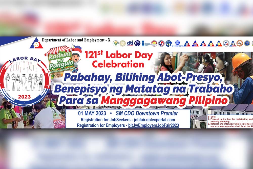 NorMin Labor Day features ‘Kadiwa,’ P254-M gov’t aid, TESDA skills demo