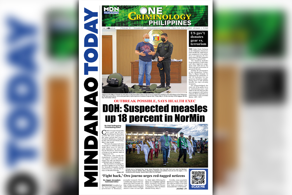 THE MINDANAO TODAY MAY 8-9, 2023