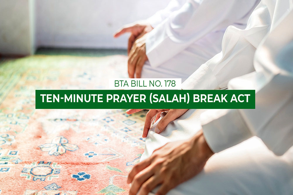 BARMM lawmakers push for 10-minute prayer break in private, gov’t institution