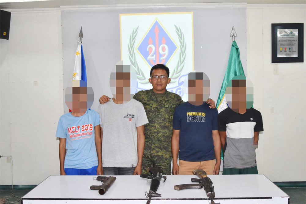 4 Reds yield days after Butuan clash that left 5 NPA rebels dead