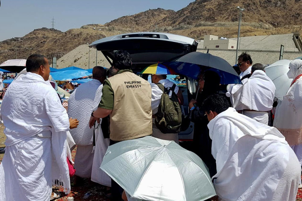 Over 200 stranded Filipino Hajj pilgrims in Saudi Arabia get aid