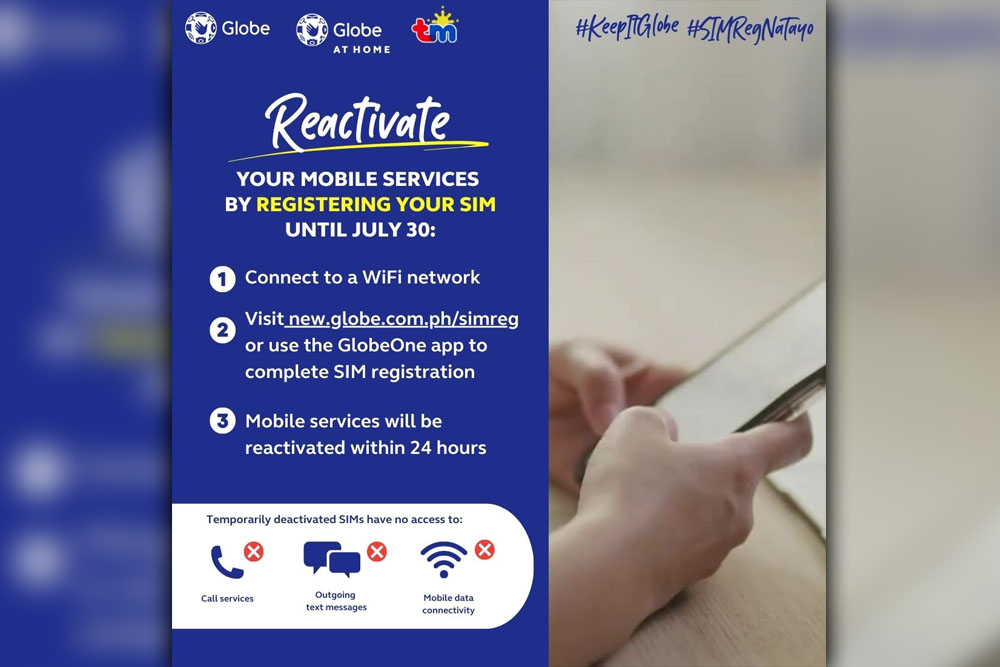 Missed the registration deadline? You have 5 days to reactivate your SIM