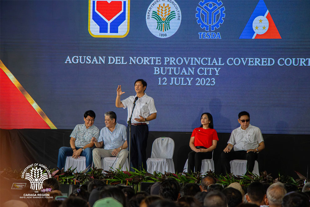 PBBM hands over P35-M support to farmers in Agusan Norte