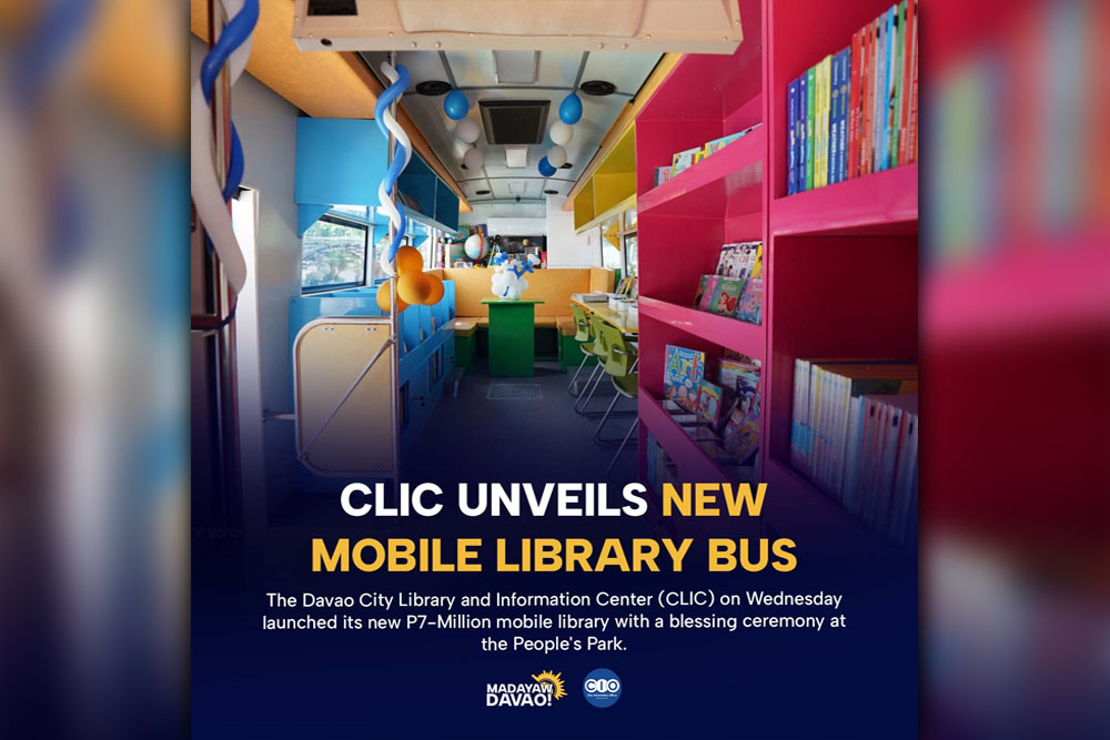 Davao rolls out P7-M mobile library`