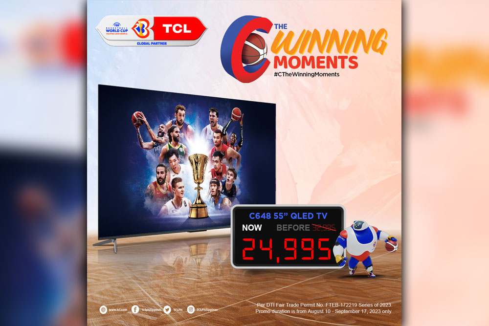 Score Big with TCL’s FIBA C the Winning Moments Promo with C648 QLED TV