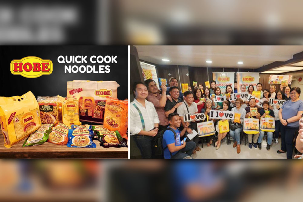 Hobe Pancit Bihon wows media guests with their update on their Hobe quick-cook noodles product line