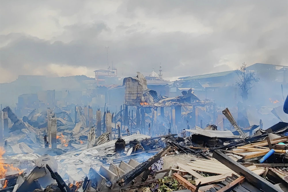 DSWD chief orders immediate aid to Tawi-Tawi fire victims