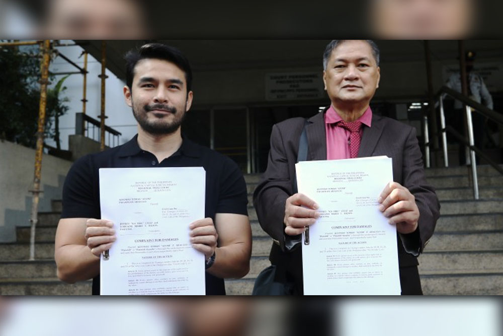 Atom Araullo files P2-M suit vs. Badoy, Celiz for red-tagging