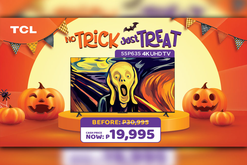 No Spooky Surprise, This is A TREAT! Get the TCL P635 55-Inch UHD TV Now Only 19,995!