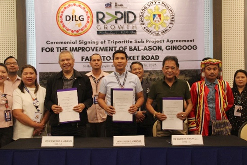 DTI, DILG, and Gingoog LGU sign road development agreement