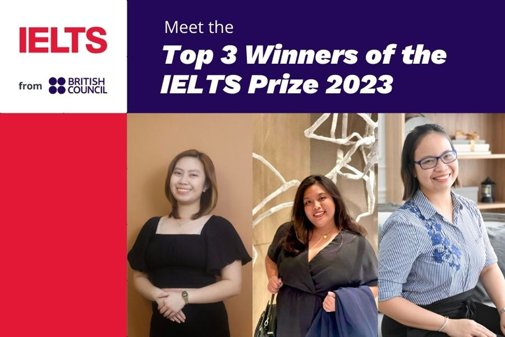 Three Filipino winners of British Council IELTS Prize 2023 announced