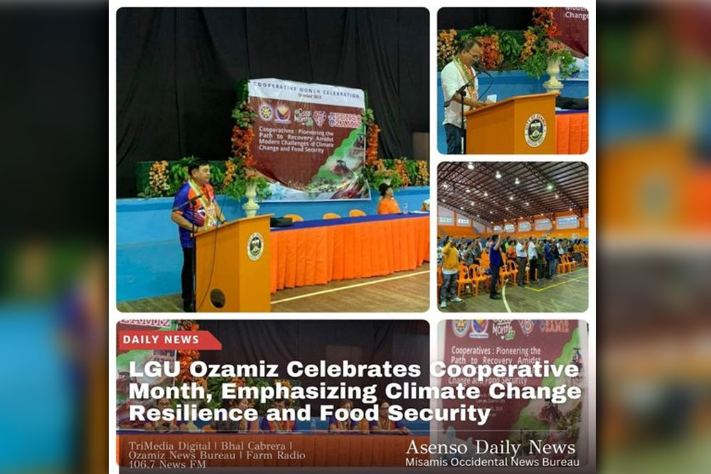 LGU Ozamiz celebrates coop month, highlights climate change resilience, food security