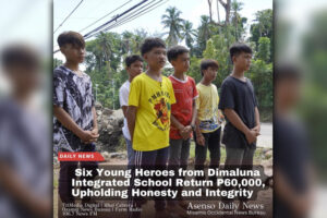Upholding honesty, integrity: Six young heroes from Ozamiz return P60,000