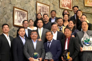 Representatives from Republic Cement receive Presidential Awards for Environmental Performance and Best Mining Forest at the 69th Annual National Mine Safety and Environment Conference. (Supplied photo)