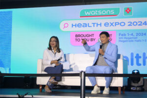Actor Gabby Concepcion with Dr. Didi Almeida discussing about Peripheral Neuropathy