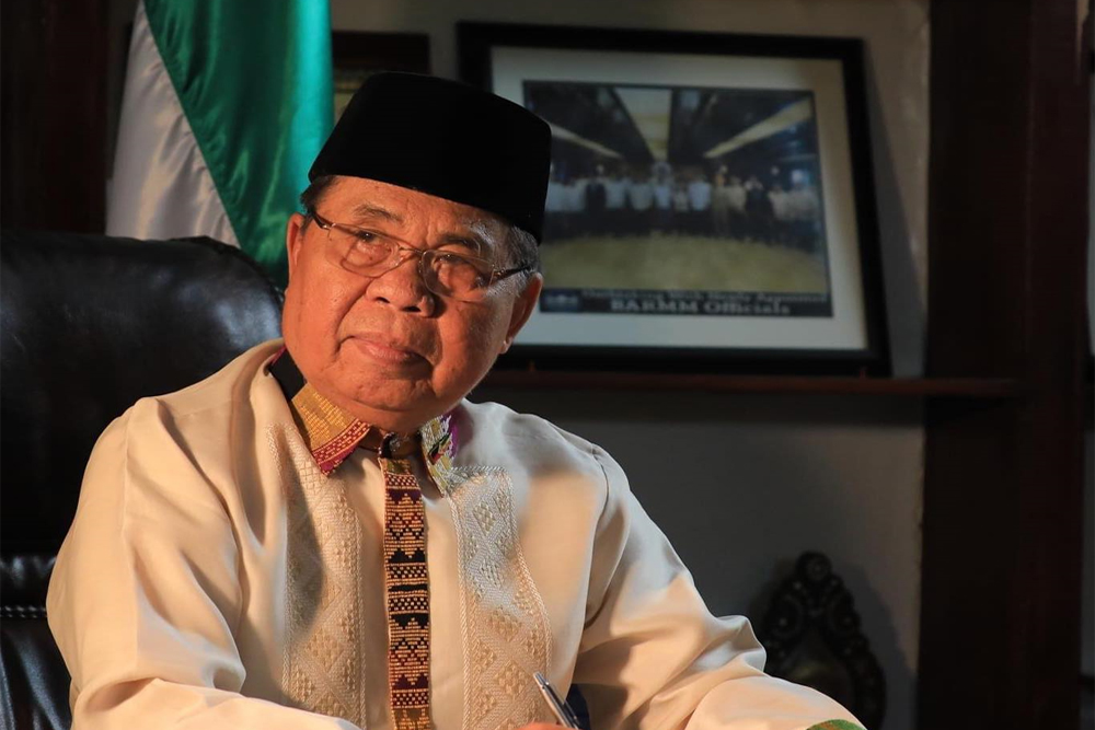 BARMM Chief Minister Ahod Balawag Ebrahim (Photo courtesy of Bangsamoro Information Office)