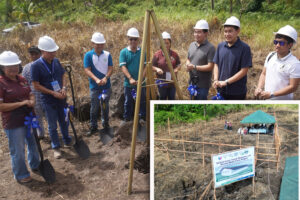The Agricultural Training Institute-10 and Provincial Government of Camiguin, led by Gov. Xavier Jesus Romualdo, held the groundbreaking ceremony for the 30-Sow Level Swine Multiplier and Technology Demonstration Farm in Abu, Baylao, Mambajao, on February 8, 2024. (Photo courtesy of ATI-10)