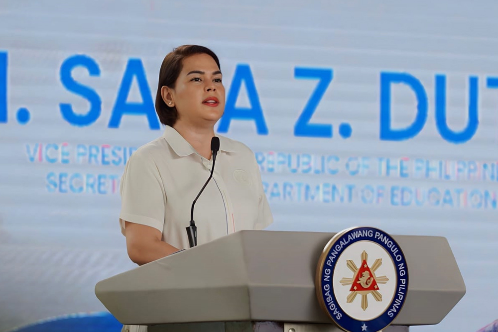 Vice President and Education Secretary Sara Z. Duterte (Photo courtesy of OVP)