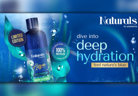 Watsons Fights Against Ocean Plastic Waste Through Naturals by Watsons’ Blue Beauty Range