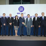 SM Prime’s (L-R): Assistant Corporate Secretary Arthur Sy, Corporate Secretary Atty. Elmer Serrano, Chief Finance Officer and Chief Compliance Officer John Nai Peng Ong, President Jeffrey Lim, Independent Director Atty. Darlene Marie Berberabe, Chairman of the Board Henry Sy Jr., Vice Chairman and Lead Independent Director Amando Tetangco Jr., Non-Executive Director Herbert Sy, Chairman of the Executive Committee Hans Sy, and Non-Executive Director Jorge Mendiola